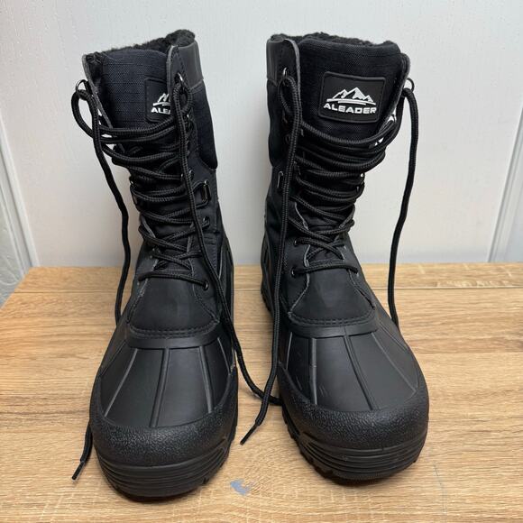 Aleader Black Winter Water Resistant 3M Thinsulate Insulation Mens Size 9 Boots main image 7